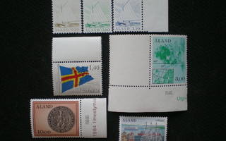 Vuoden 1984 kaikki postimerkit postituoreena **