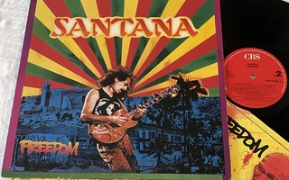 Santana – Freedom (HUIPPULAATU 1987 EU LP + kuvapussi)