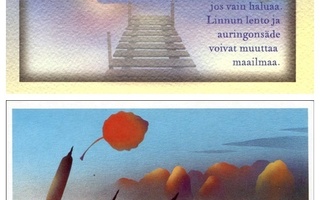 Jaana Aalto, Kaksi postikorttia, käyttämättömiä