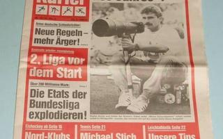 Sport Kurier No 30 23.7.1991 urheilulehti, saksankielinen