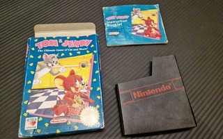 NES Tom & Jerry, pelilaatikko sisältöineen. Ei peliä