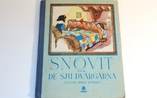 Lumikki Snövit och de sju dvärgarna lasten satukirja 1939
