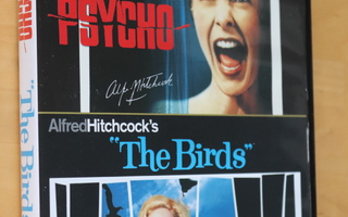 2DVD Psyko ja Linnut ( Alfred Hitchcock 1960 ja 1963 )