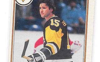 1983-84 OPC #276 Pat Boutette Pittsburgh Penguins gooni