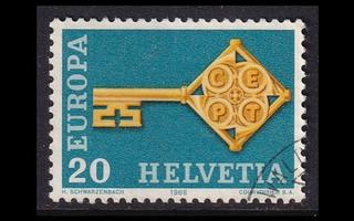 Sveitsi 871 o Europa (1968)