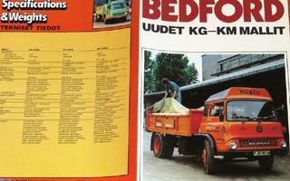 1976 Bedford KG KM kuorma-auto esite - suomalainen