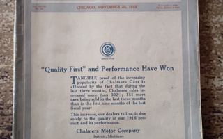 Amerikkalainen Motor Age -autolehti v. 1915