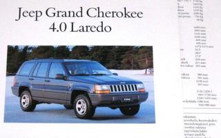 1993 Jeep Grand Cherokee 4.0 Laredo esite - suom - KUIN UUSI