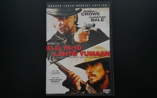 DVD: Klo 15:10 Lähtö Yumaan 2xDVD (Russel Crowe 2007)