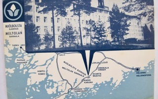 VANHA Postikortti Meltola Karjaa Raasepori 1960-l