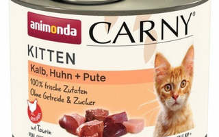 ANIMONDA Carny Kitten Veal Chicken Turkki - kissan märkäru