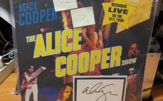 ALICE COOPER SHOW LP + NIMIKIRJOITUS