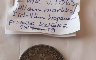 2 markkaa 1865