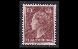 Luxemburg 447 ** Käyttösarja Charlotte 60 C (1948)