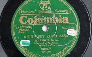 Savikiekko 1926 - Leo Kauppi - Columbia 3040-F