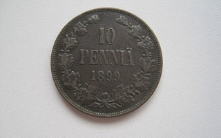 10 PENNIÄ 1899.  1127
