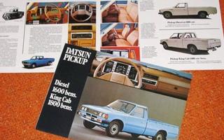 1980 Datsun Pickup esite - KUIN UUSI - suomalainen