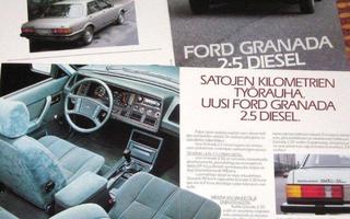 1982 Ford Granada 2.5 Diesel esite - KUIN UUSI -  suom