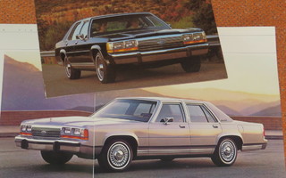 1989 Ford Crown Victoria esite - KUIN UUSI - ISO - 12 sivua
