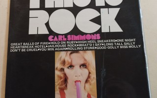 LP  Carl Simmons  This is rock