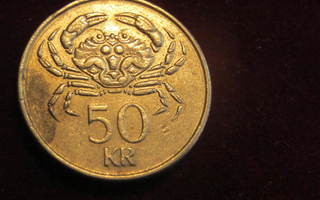 50 kronur 1992. Islanti- Iceland