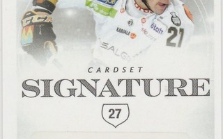 2019/20 Cardset  Signature Miska Humaloja , Kärpät