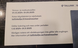 Tallinksilja alennuskuponki