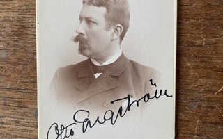 Visiittikuva, gynekologi Otto Engström, 1890-luku