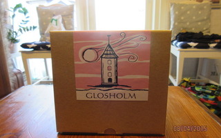 Vaaleanpunainen Glosholm majakkamuki *UUSI* laatikossaan