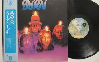 Deep Purple Burn Japanilainen LP OBI