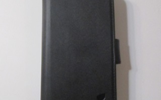 iPhone 6/6S, 2 kpl,  musta lompakko / suojakuori, uusi