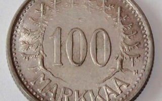 100 markkaa 1956 hopeaa