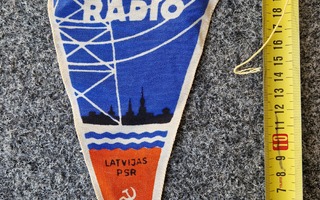 Rigas Radio vintage harvinainen matkailuviiri