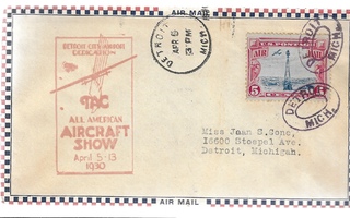 Usa. Air Mail Kuori.