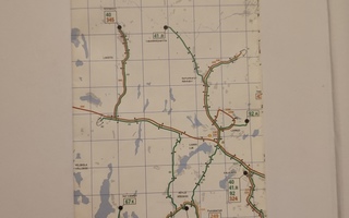 Linja kartta Espoo 1992-1993
