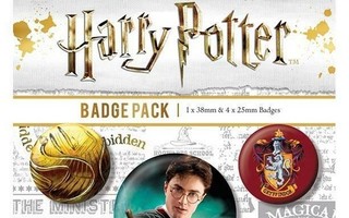 Harry Potter Pin Badges 5-Pack Gryffindor