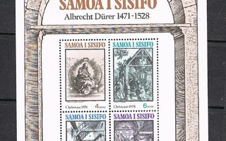 Samoa 1978 - Joulu Christmas ++ blokki