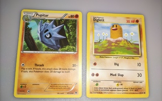 Pokemon kortit: Diglett / Pupitar
