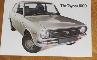 1975 Toyota 1000 Publica esite - KUIN UUSI - "Timangi"