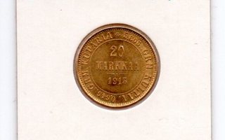 Suomen suuriruhtinaskunta, 20mk 1913  kultaa (KL9)