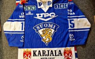 Antti Törmänen Euro Hockey Tour Gameworn