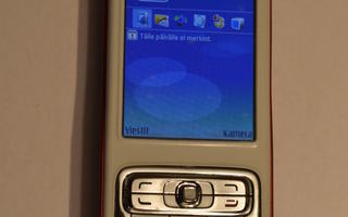 Nokia N73 Red White  siistikuntoinen + uusi akku
