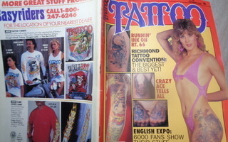 Tatuointilehti Tattoo Magazine # 18. Summer 1990. Easyriders