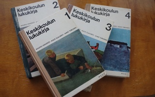 Keskikoulun lukukirjat 1, 2, 3 ja 4 (1967-69)