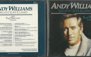 ANDY WILLIAMS - Greatest love classics CD 1984