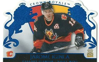 02-03 Crown Royale Blue #14 Jarome Iginla