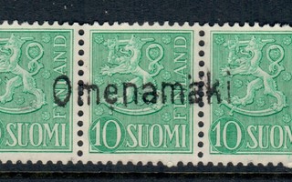 Omenamäki pp ( Valtimo ) M-54 10mk 3-rivilö