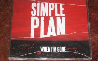 SIMPLE PLAN - WHEN I'M GONE - CD SINGLE
