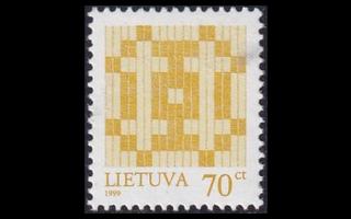 Liettua 668_II ** Käyttösarja kaksoisristi -99 (1998)