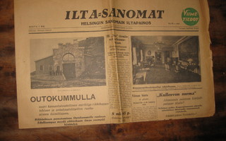 Sanomalehti  Ilta-Sanomat 30.11.1932